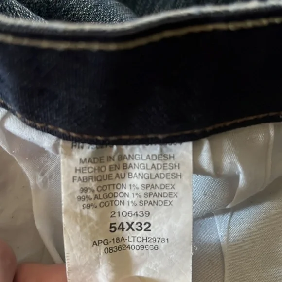 🌼 Big & Tall Men’s Lee jeans, in excellent preloved condition! Size 54x32 ✨ - Picture 4 of 5